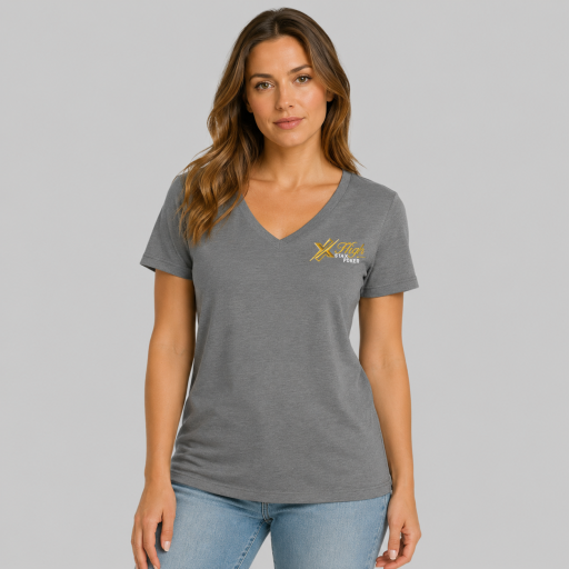 Alternative view of Ladies V-Neck Shirt