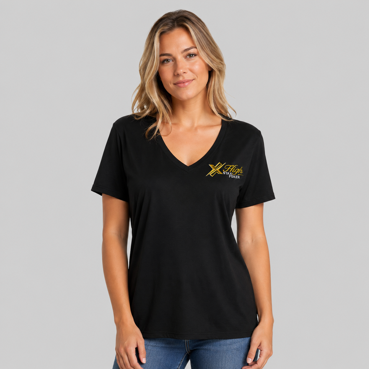 Ladies V-Neck Shirt
