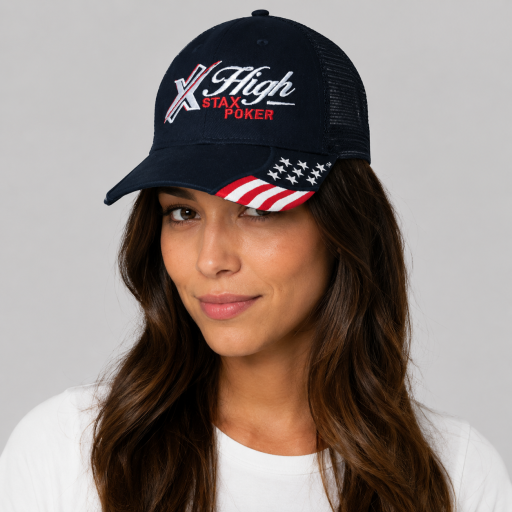 Alternative view of USA Trucker Hat